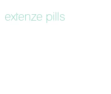 extenze pills