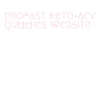 profast keto+acv gummies website