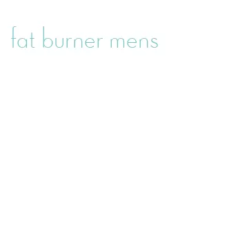 fat burner mens