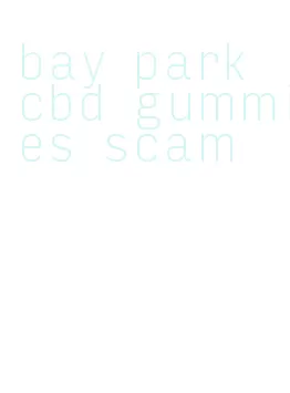 bay park cbd gummies scam