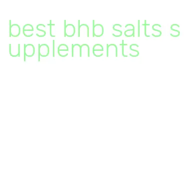 best bhb salts supplements