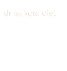 dr oz keto diet