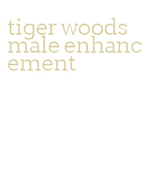 tiger woods male enhancement