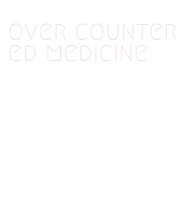 over counter ed medicine