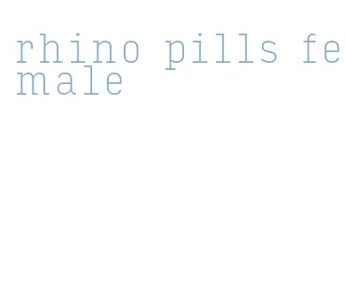 rhino pills female