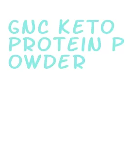 gnc keto protein powder