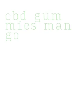 cbd gummies mango