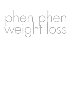 phen phen weight loss