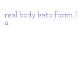 real body keto formula