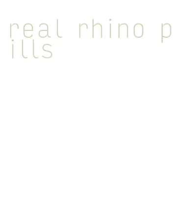 real rhino pills