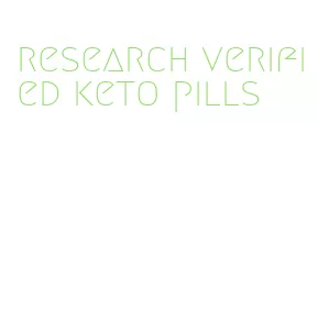 research verified keto pills