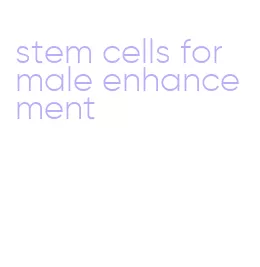 stem cells for male enhancement