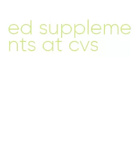 ed supplements at cvs