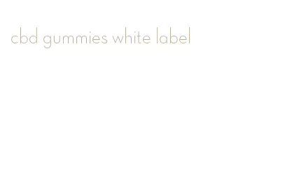 cbd gummies white label