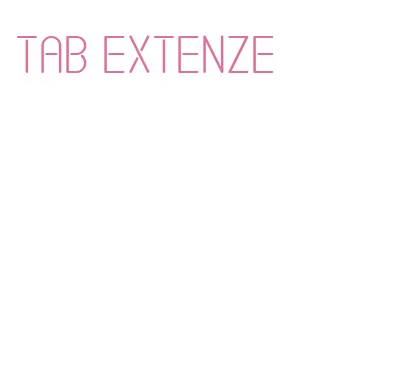 tab extenze