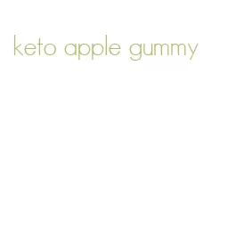 keto apple gummy