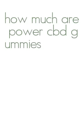 how much are power cbd gummies