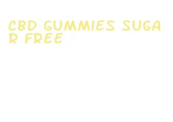 cbd gummies sugar free