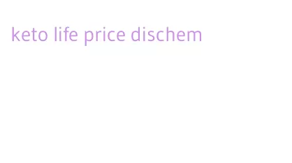 keto life price dischem