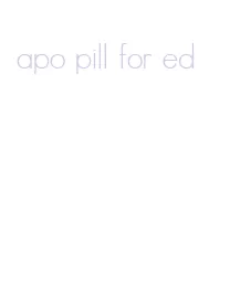 apo pill for ed