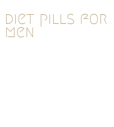 diet pills for men