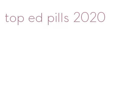 top ed pills 2020