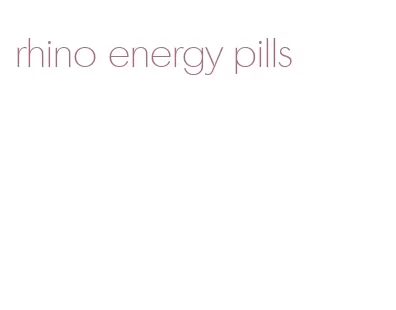 rhino energy pills