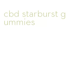 cbd starburst gummies