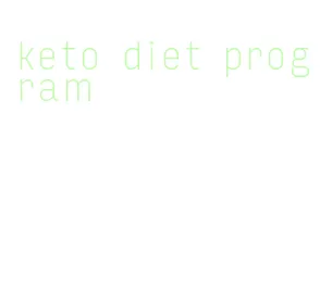 keto diet program