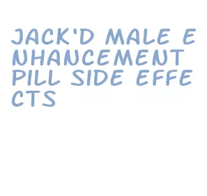 jack'd male enhancement pill side effects