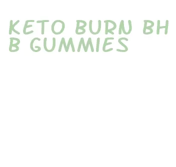 keto burn bhb gummies