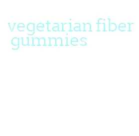 vegetarian fiber gummies