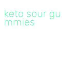 keto sour gummies