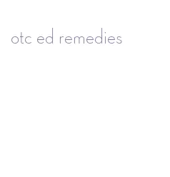 otc ed remedies