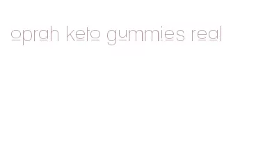 oprah keto gummies real