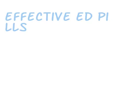 effective ed pills