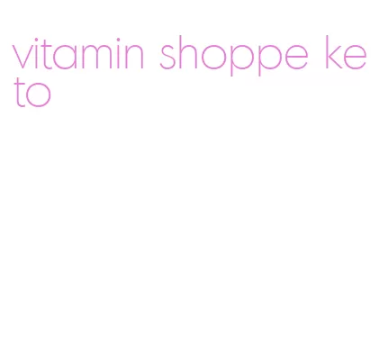 vitamin shoppe keto