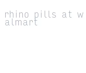 rhino pills at walmart