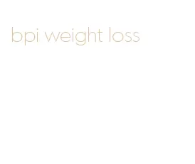 bpi weight loss