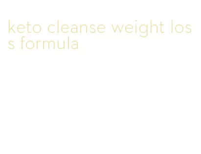 keto cleanse weight loss formula