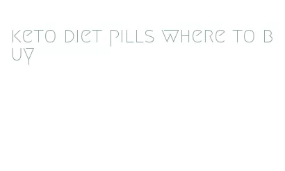 keto diet pills where to buy