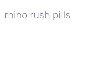 rhino rush pills