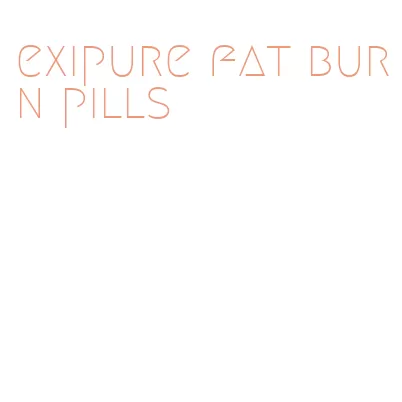 exipure fat burn pills