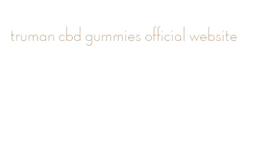 truman cbd gummies official website