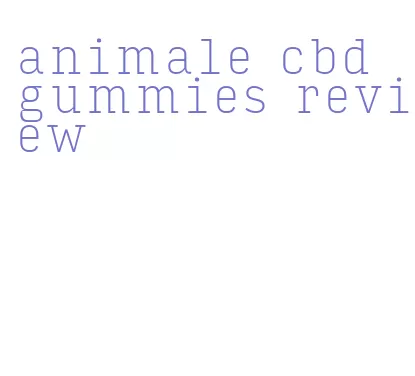 animale cbd gummies review