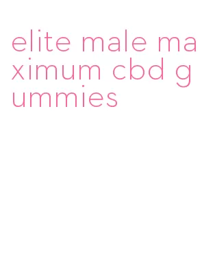 elite male maximum cbd gummies