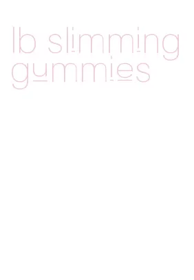 lb slimming gummies