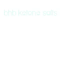 bhb ketone salts