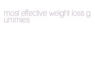 most effective weight loss gummies