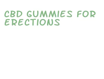 cbd gummies for erections